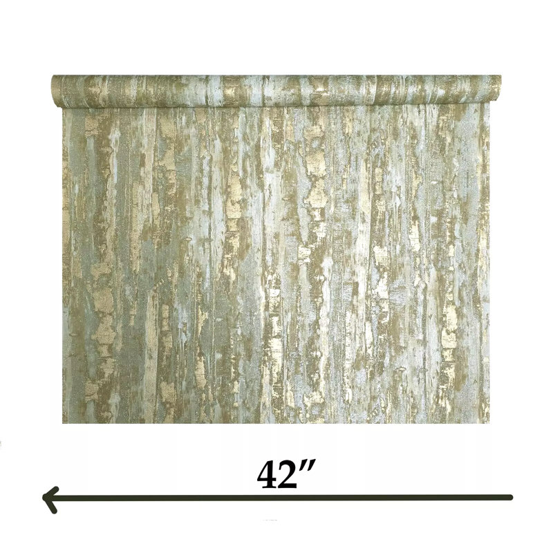 Papier peint or texturé moderne