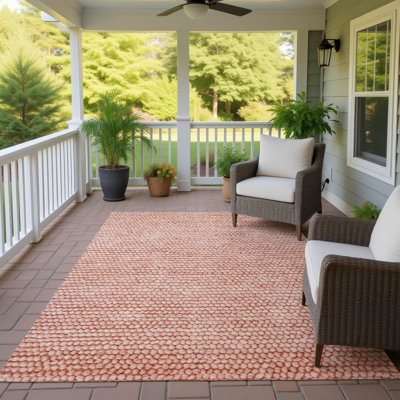 Machine Washable Indoor/Outdoor Chantille ACN2719 Striped Rug
