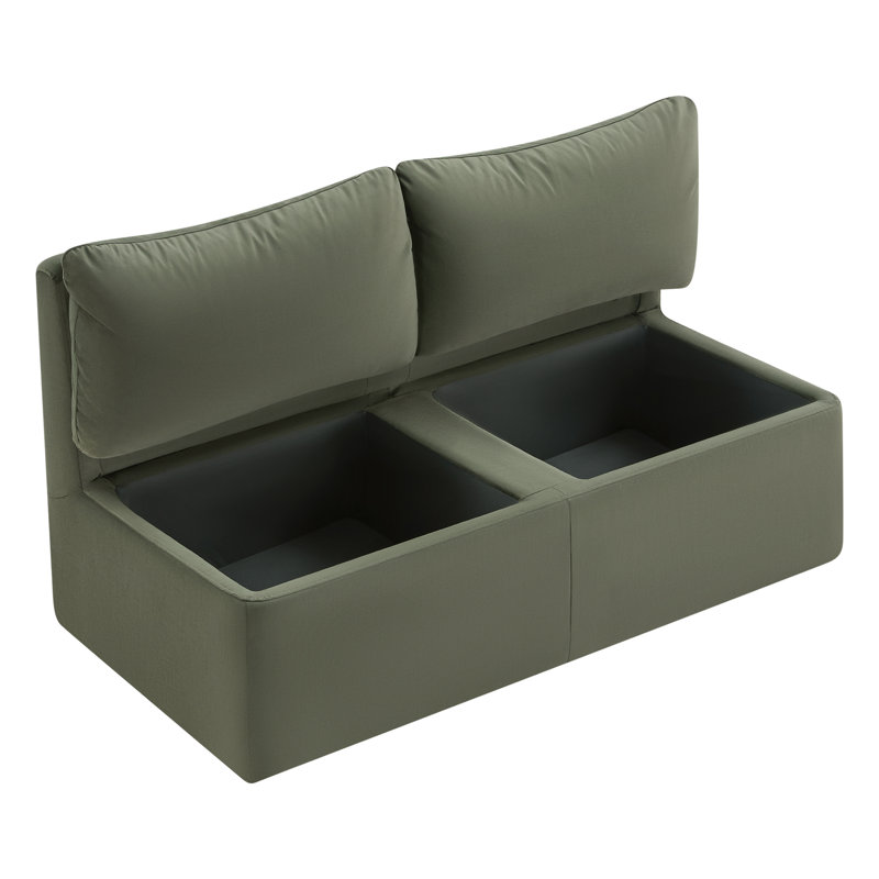 Banc de rangement Alayaa, Olivine Soren