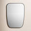 Miroir mural asymétrique en métal Sérone-879169325