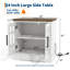 60cm W Composite Bedside Table