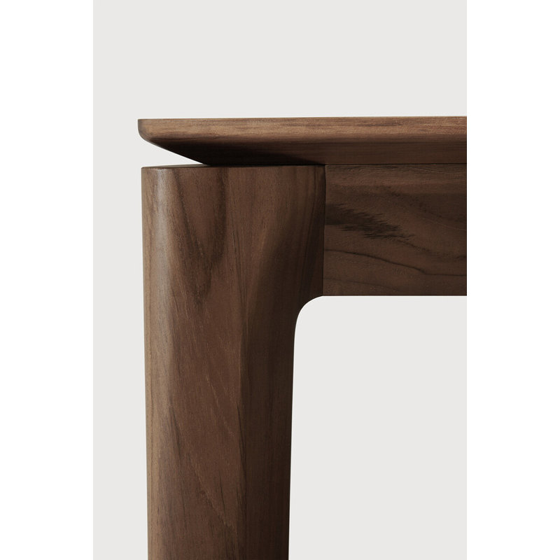 Bok Solid Wood Dining Table, 30"H x 79"L x 37.5"W, Teak Brown