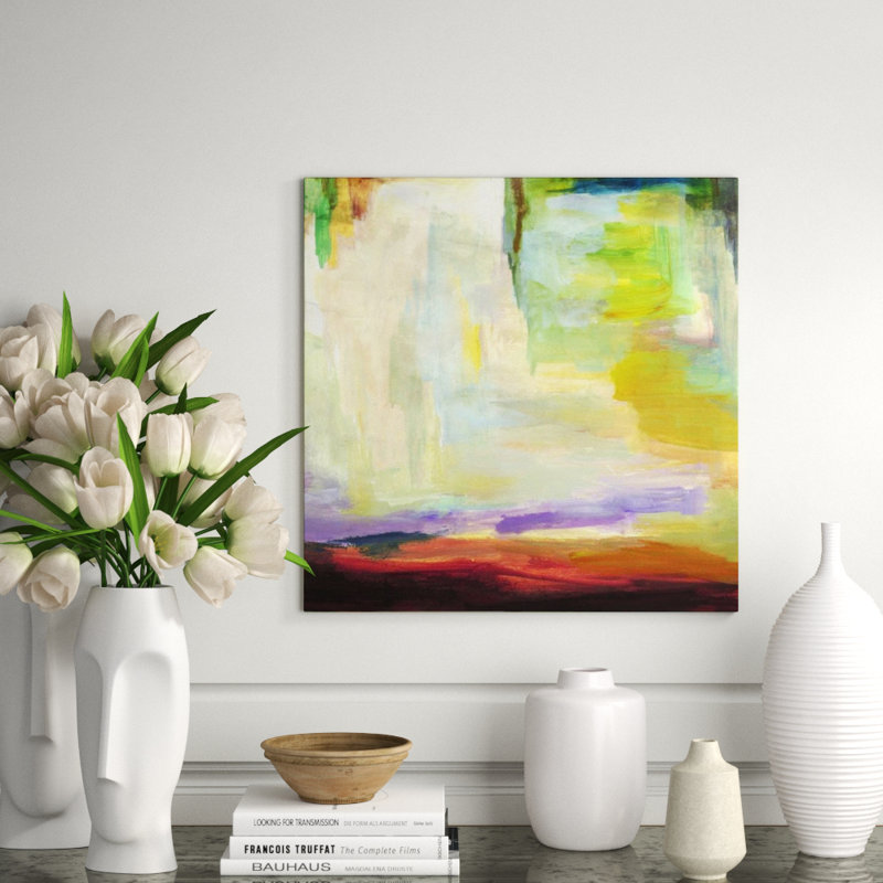 Entangle II Painting by Barclay Butera, Plexi, 40" H x 40" W x 1.5" D