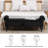 60''W Black Corduroy Storage Bench, Upholstered Bench with Storage for King Bed-1877543728-1867762910