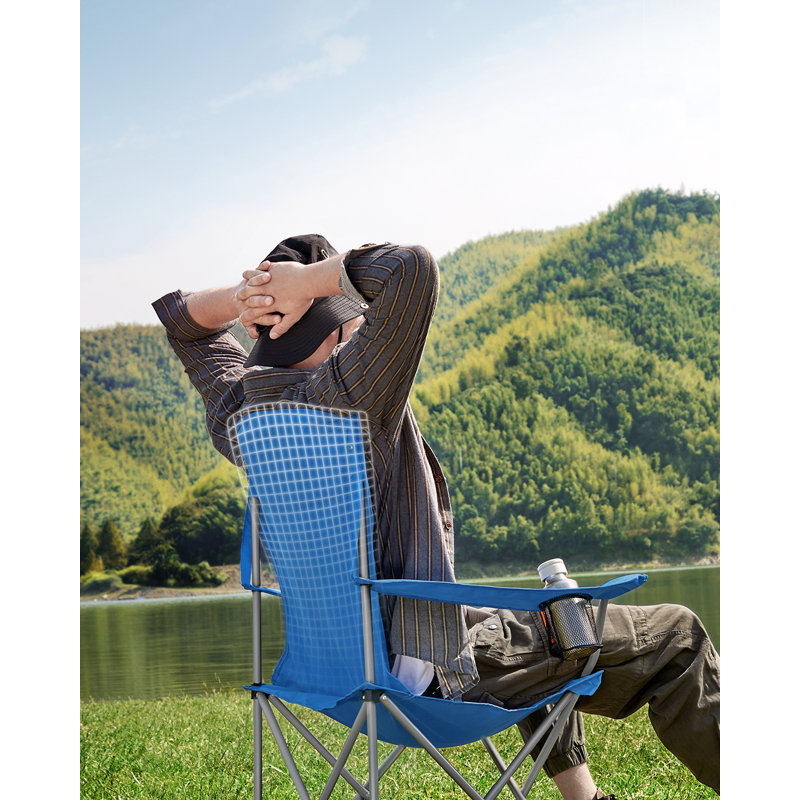 Chrissoula Folding Camping Chair, Blue