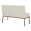 Banc de salle à manger rembourré en polyester 2 places Bethea-128879229