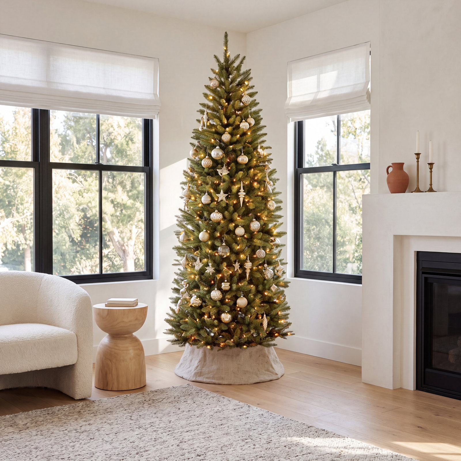 Kingswood 7.5' Pre-Lit Fir Tree