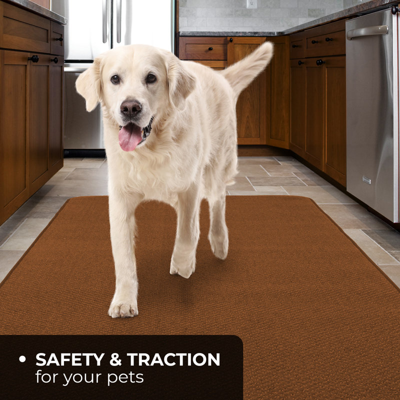 Skid-Resistant Carpet Runner - Toffee Brown - Many Other Sizes To Choose From, Runner 4' x 14'