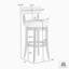 Tabouret de bar pivotant Granby-651888313-651888315-657702697