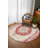 Marisol Burgundy Beige Gray Oriental Machine Printed Cotton Polyester Area Rug-596460025