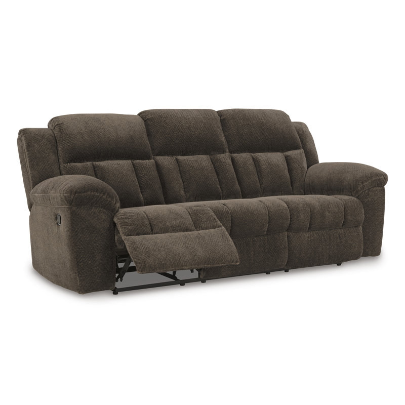 Senita Reclining Sofa, Brown