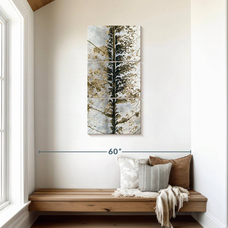 Leaf Structure, 44" H x 21" W