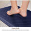 Tapis de cuisine Happytrends - bleu - antifatigue, antidérapant, imperméable et ergonomique