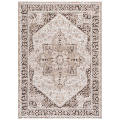 Lunara Power Loom Polyester; Jute/Sisal; Polypropylene Plastic Oriental Indoor Rug