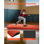 Pitching Mound, base de jeu de baseball portable, équipement de pratique et d'entraînement en plein air pour l'intérieur 127 pouces, aide au lancer de balle molle avec gazon anti-décoloration et caoutchouc