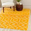 Tapis abstrait mangue Friedegund-2127558205