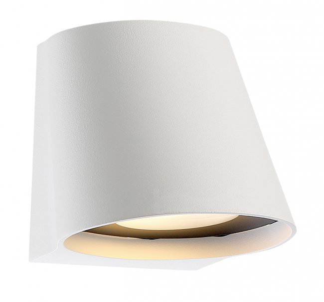 Luminaire à cloison d'extérieur à DEL Meiners, Blanc