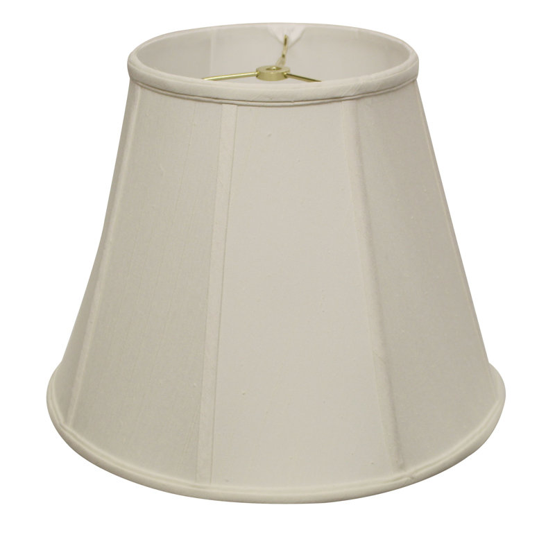 Abat-jour incliné Empire Monay Shantung, Blanc, H 12 po x l 16 po x P 16 po