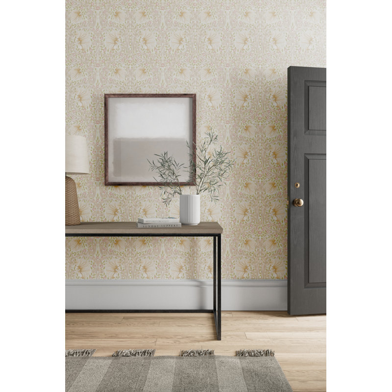 Pimpernel Wallpaper, Cochineal Pink