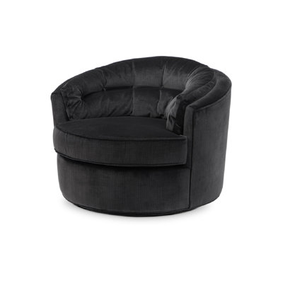 Recla Upholstered Barrel Chair