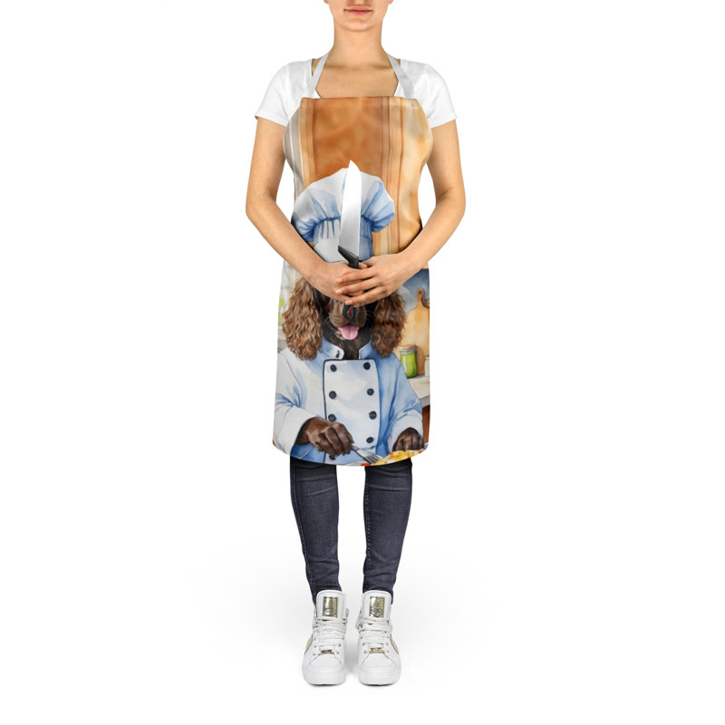 No Pattern Bib Apron