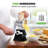 Nutrichef 3 In 1 Cheese Grater & Shredder | Strong Suction Base, Rotary Handle With Safety Lock | Includes Hand Crank & 3 Drum Blades For 3 Textures, Fine, Medium & Strips | Black-124101502