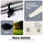 12X20ft Garage Shelter Tarp Replacement - Waterproof 76 Elastic Buckles White Canopy Carport Cover Protected-121551124