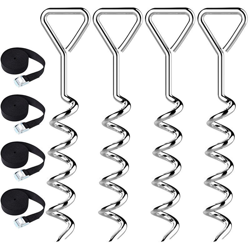 Trampoline Stakes pièces de trampoline robustes, Argent argent