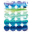 «Summer Dots V.2» par Elyse Deneige, art mural sur toile-84028030-84027992-84027999