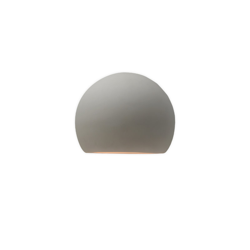 Azem Ceramic LED Wall Sconce, Bisque