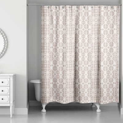 Rideau de douche simple Alondria