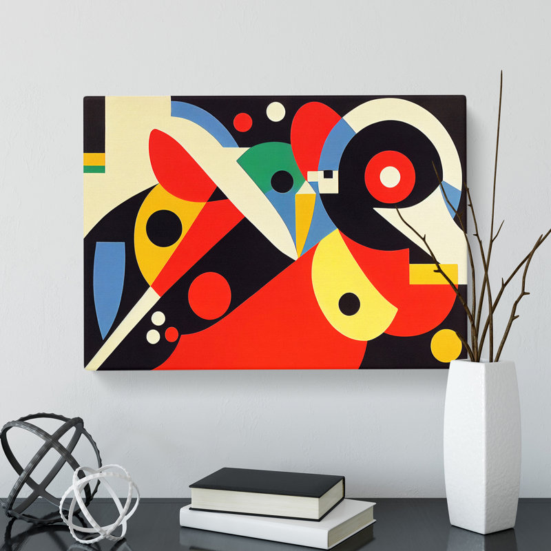 Bauhaus Modern Vol.3 Abstract - Wrapped Canvas, 35cm H x 50cm W x 3cm D