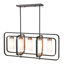 Lustre linéaire moderne à 5 lumières Rex