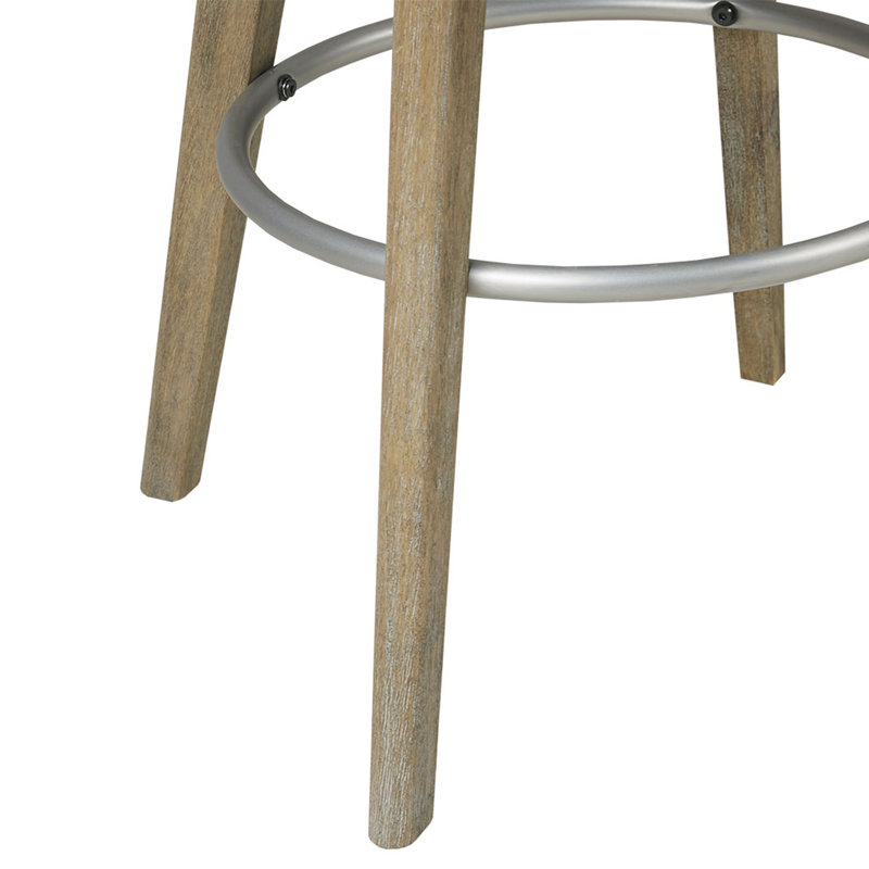 Tabouret de comptoir avec siège pivotant, Rose
