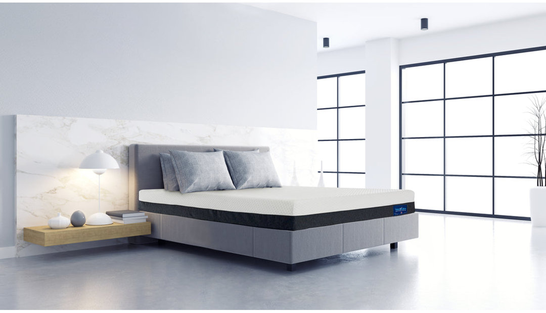 Winksleep 7" Half-Half Premium Cover Memory Foam Mattress with Long-Lasting Support