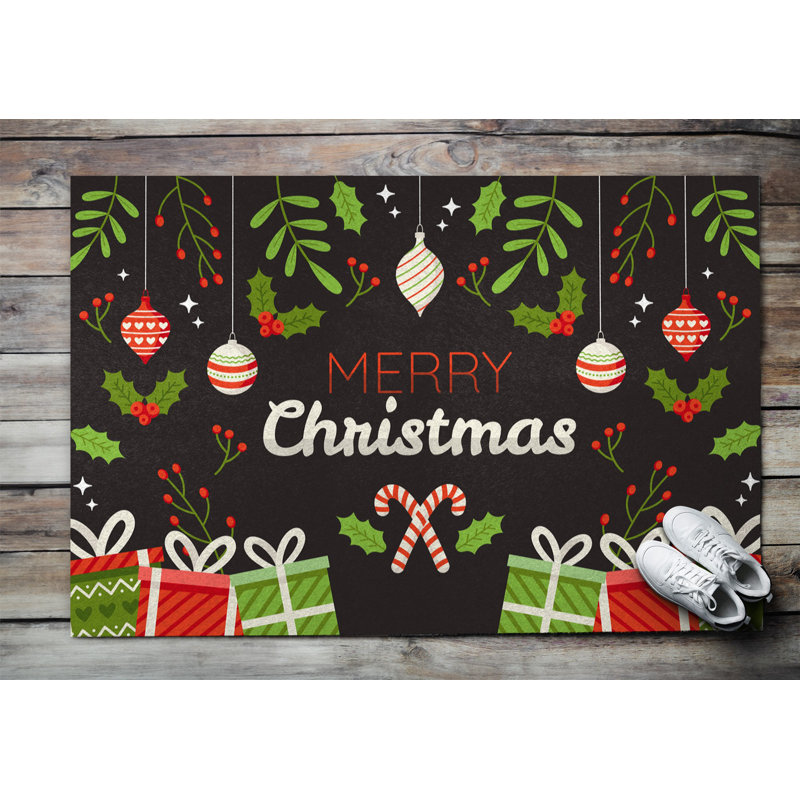 Non-Slip Christmas Outdoor Doormat