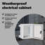 Control Cabinet Grey ABS Plastic Modern Workshop Tool Storage Organizer