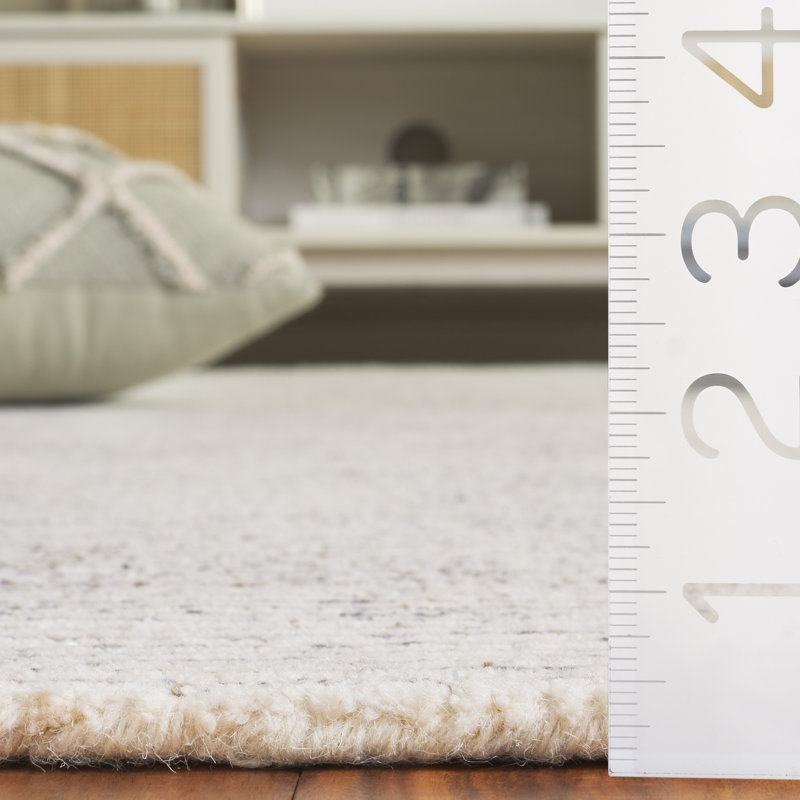 Abstract Hand Tufted Performance Abstract Indoor Rug, Square 6'