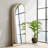 Luziano Solid Wood Arch Wall Mirror-97422330-97422335