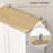 67" Freestanding Kitchen Pantry, 4-Door Storage Cabinet Organizer With Adjustable Shelves, Kitchen Cabinet With Doors And Shelves, Distressed White