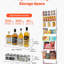 Freestanding Spice Rack with Adjustable Racks