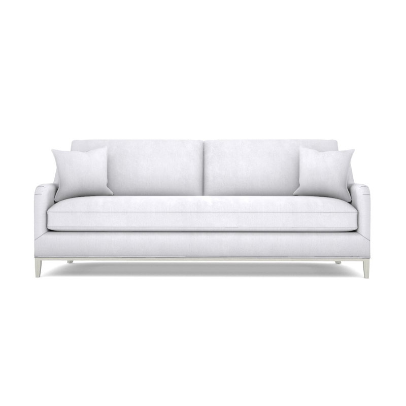 Fisher Bench Seat Sofa, Navada Snow, Casa Blanca