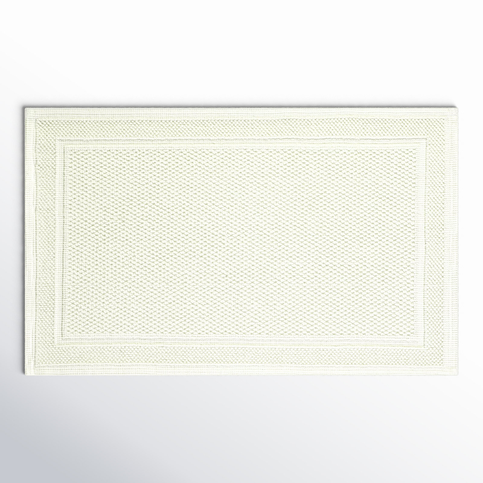 Tanglewood Cotton Non-Slip Bath Rug, Chalk