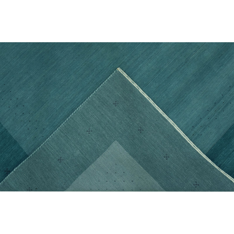 Area Rug in Blue, Rectangle 9'9" x 13'9"