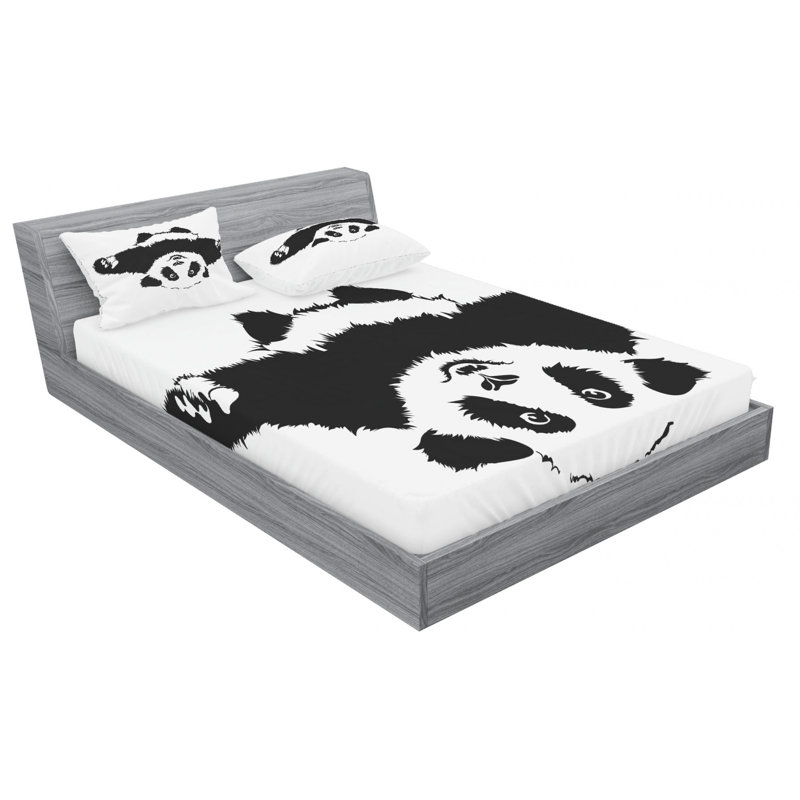 Microfiber Sheet Set, Queen Sheet Set with Fitted Sheet