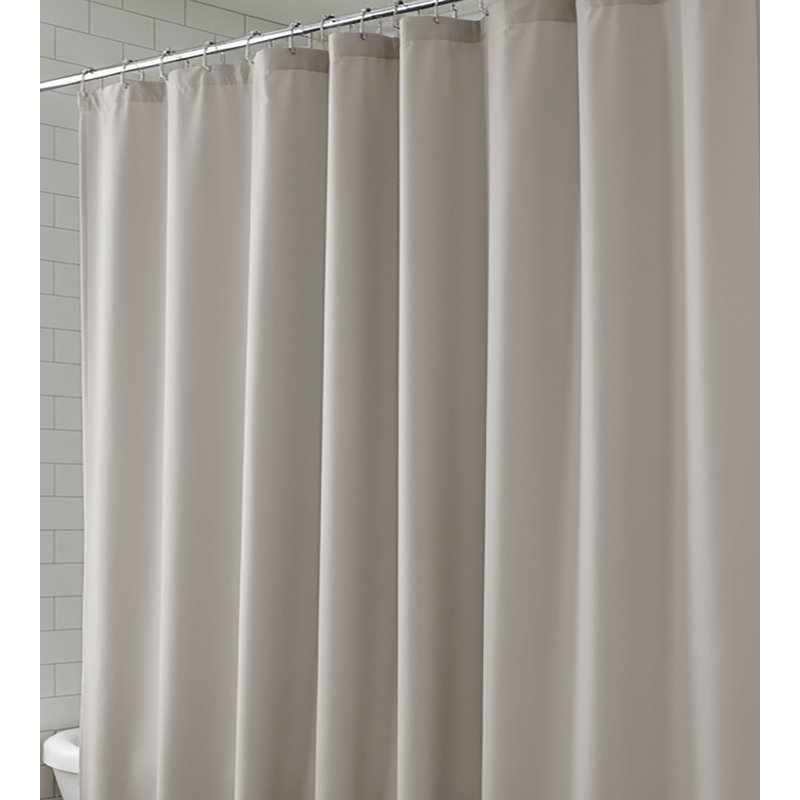 70 po x 72 po - Doublure de rideau de douche taupe en PEVA imperméable