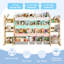 Organisateur de rangement de jouets - Organisateurs de jouets et rangement avec bibliothèque, étagère de rangement pour jouets avec 4 tablettes et 16 bacs de rangement, bibliothèque pour enfants et rangement pour jouets pour chambre d'enfant, salle de jeux, chambre de bébé-131640547-133454968