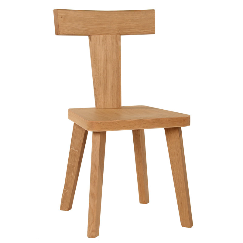 Kyoto Solid Wood Side Chair, Natural
