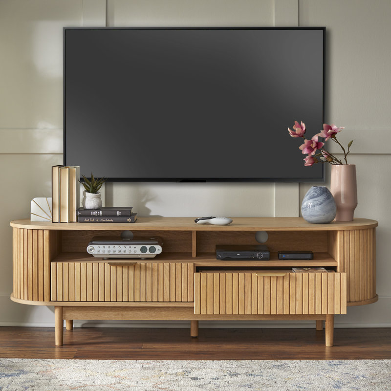 Nechama Fluted TV Stand for TVs up to 70"