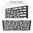 6 ft. H x 4 ft. W Metal Privacy Screen Panel Pattern-55887652